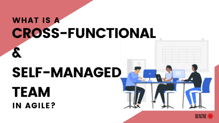 What is a cross-functional and self-managed team in Agile? cross-functional and self-managed team