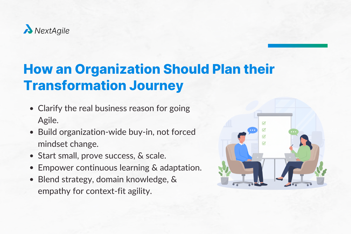 Surprising Downside Of Agile - Every Agilist Must Know 2 How an Organization Should Plan their Transformation Journey