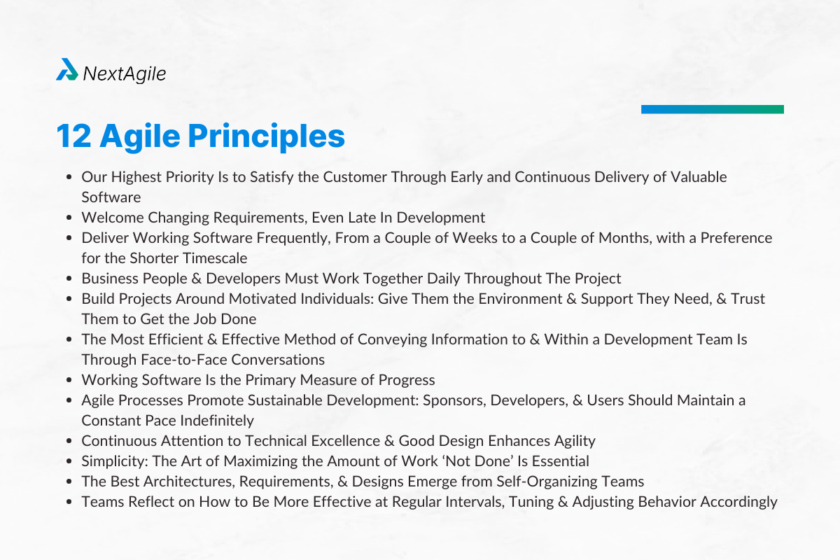 12 Agile Principles A Guide to Effective Agile Practices