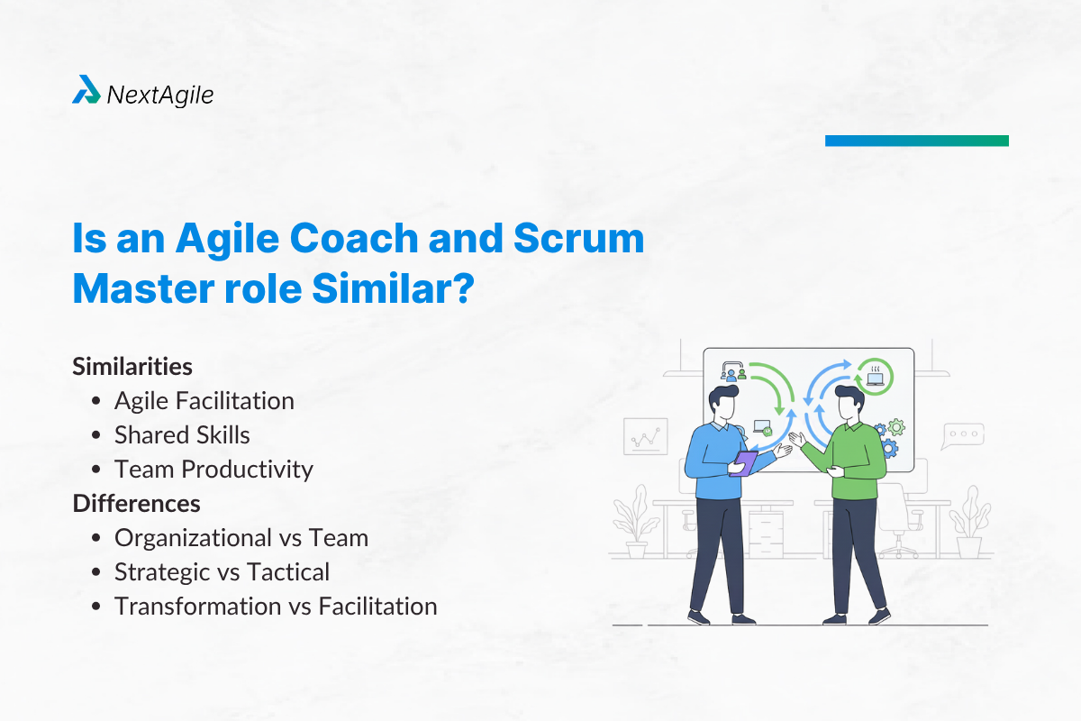 Is an Agile Coach and Scrum Master role Similar
