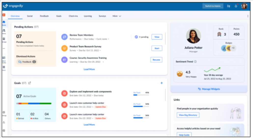 Best OKR Software in 2026: 17 Tools Ranked, Reviewed & Compared 7 Engagedly tool