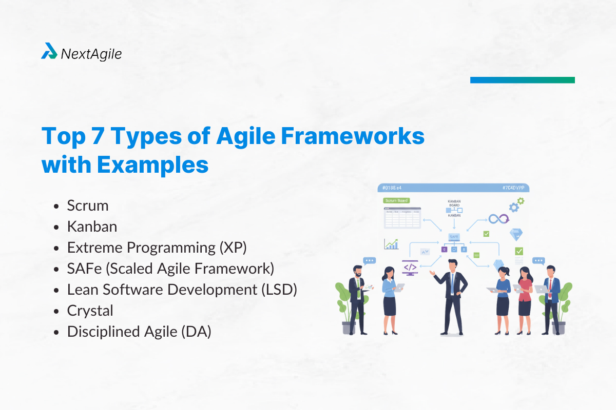 Top 7 types of agile frameworks with