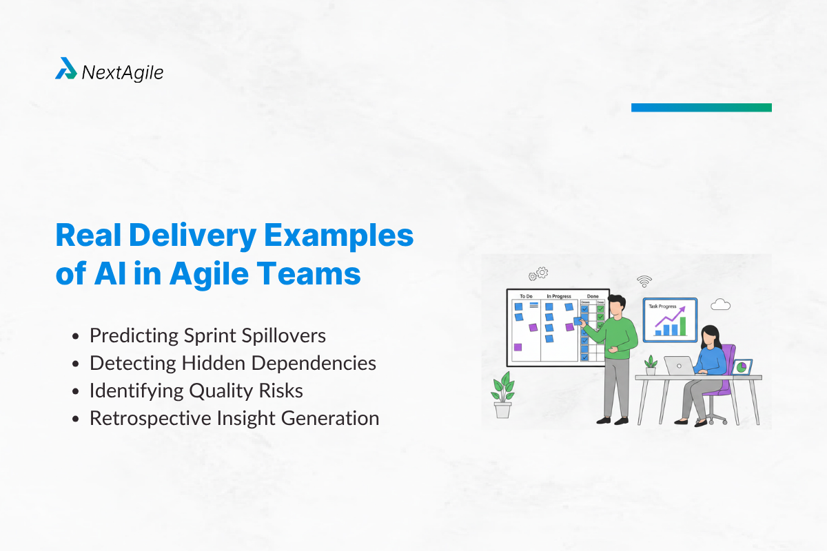 AI in Agile: Redefining Delivery from Scrum & Kanban to Enterprise Models 3 Real Delivery Examples of AI in Agile Teams