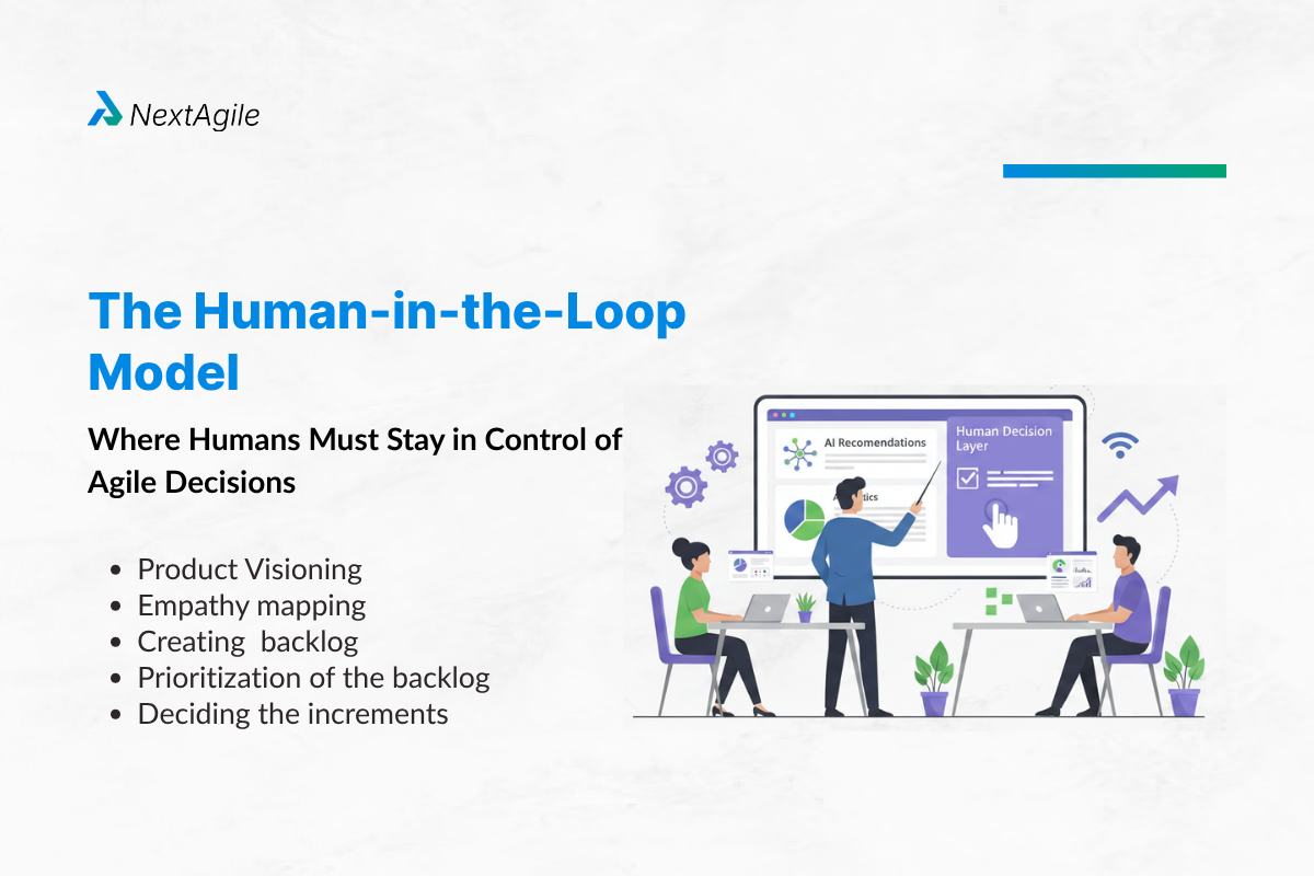 AI Decision Making in Agile: What Happens When AI Starts Making Decisions? 4 The Human-in-the-Loop Model Where Humans Must Stay in Control of Agile Decisions