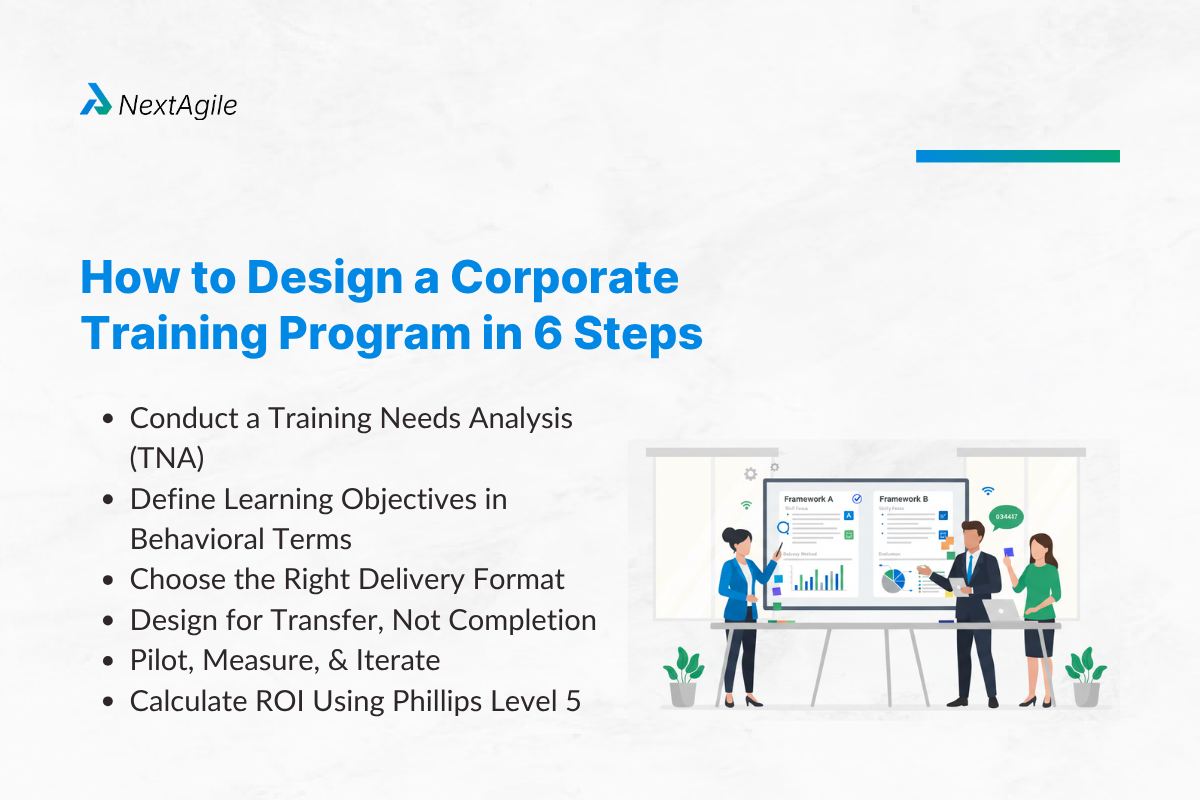 How to Design a Corporate Training Program in 6 Steps